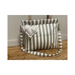 Bolsa Panera Walk Giorgia de Giraffa Bianca e Blu Verde