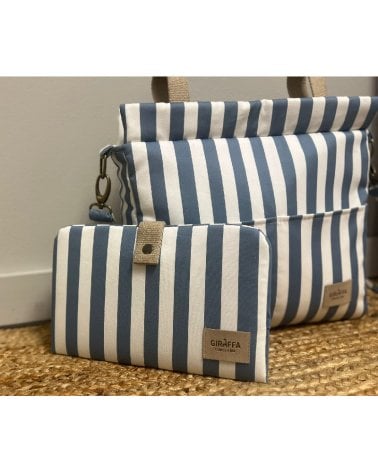 Portadocumentos Giorgia de Giraffa Bianca e Blu Azul