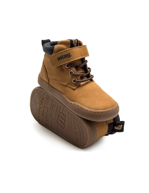 Botín con Cordones de Mustang Camel