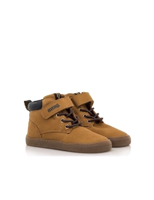 Botín con Cordones de Mustang Camel