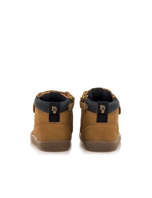 Botín con Cordones de Mustang Camel