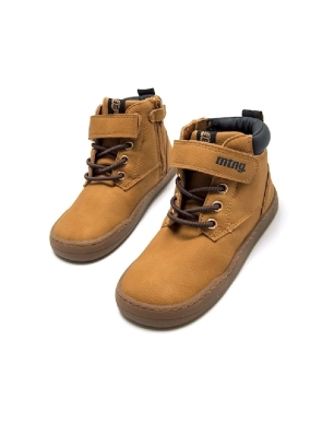 Botín con Cordones de Mustang Camel