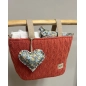 Colgante Corazón Blauet de Giraffa Bianca e Blu