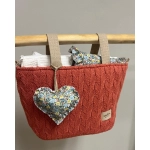 Colgante Corazón Blauet de Giraffa Bianca e Blu