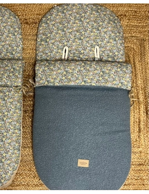 Saco Buga Blauet Borrego de Giraffa Bianca e Blu