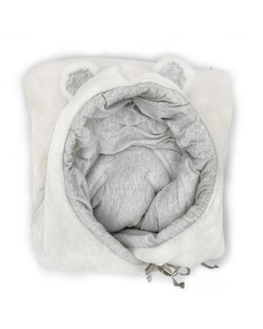 Saco de Capazo Soft Teddy Polar de BabyShower