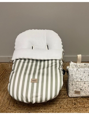 Saco Grupo 0 Giorgia Bámbula de Giraffa Bianca e Blu