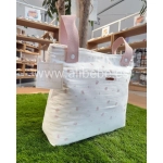 Bolsa Talega Clea de Uzturre Rosa Maquillaje
