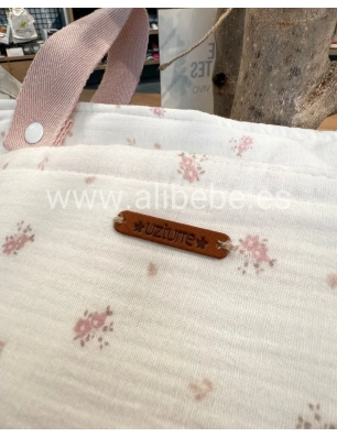 Bolsa Talega Clea de Uzturre Rosa Maquillaje