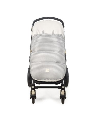 Saco Silla Paseo I Love Vichy de Walking Mum Gris
