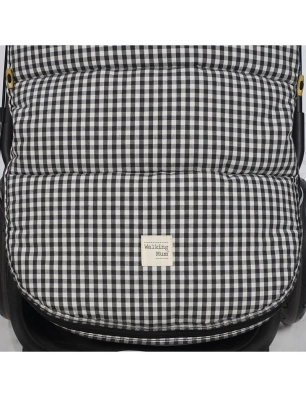 Saco Silla Paseo I Love Vichy de Walking Mum Negro