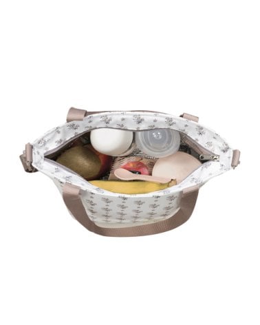 Bolsa Térmica Comidas Botton de Walking Mum Flores