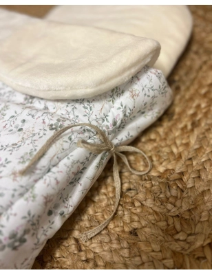 Saco Cuco Arthemisa con Pelo de Giraffa Bianca e Blu