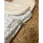 Saco Cuco Arthemisa con Pelo de Giraffa Bianca e Blu