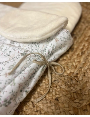 Saco Cuco Arthemisa con Pelo de Giraffa Bianca e Blu