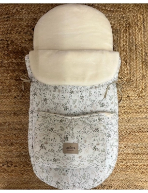 Saco Cuco Arthemisa con Pelo de Giraffa Bianca e Blu