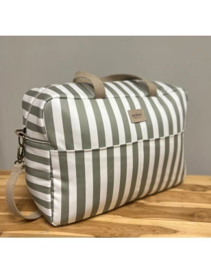 Bolsa Canastilla Giorgia de Giraffa Bianca e Blu Verde