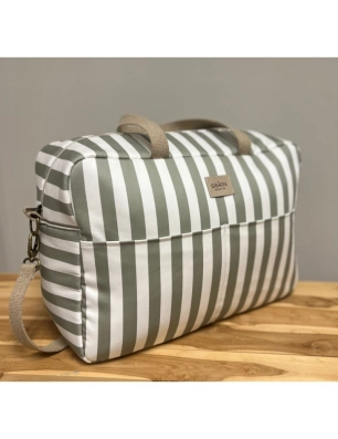 Bolsa Canastilla Giorgia de Giraffa Bianca e Blu Verde