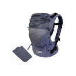Mochila Portabebé E-Carrier Mesh de Quokkababy Denim Blue