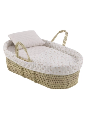 Capazo Palma Acolchado Branch de Cambrass Beige