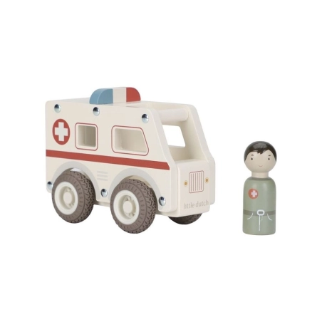 Ambulancia de Madera Little Dutch
