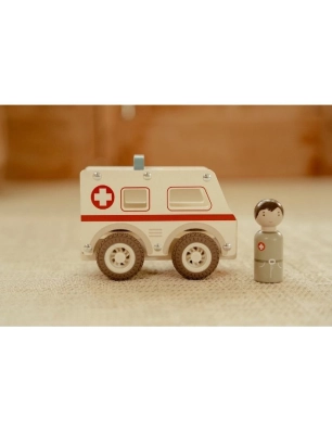 Ambulancia de Madera Little Dutch