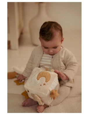 Cubo Blando Actividades Newborn Naturals de Little Dutch