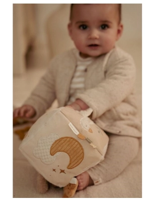 Cubo Blando Actividades Newborn Naturals de Little Dutch