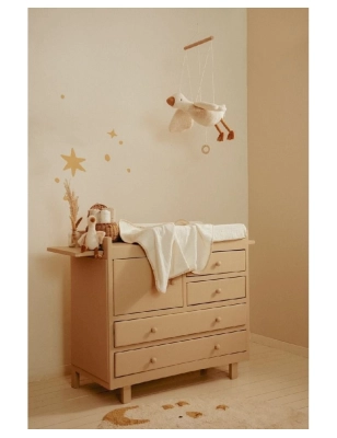 Móvil Musical Newborn Naturals de Little Dutch