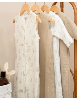Saco Dormir Verano Muselina Baby Bunny de Little Dutch