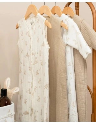 Saco Dormir Verano Muselina Baby Bunny de Little Dutch