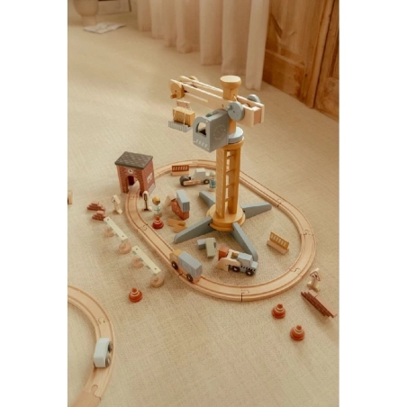 Set Construcción Grúa FSC de Little Dutch