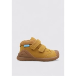 Botín con velcro de Biomecanics Camel