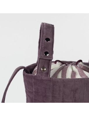 Bolsa Bucket Cherry de Pasito a Pasito Velvet