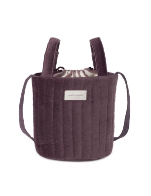 Bolsa Bucket Cherry de Pasito a Pasito Velvet