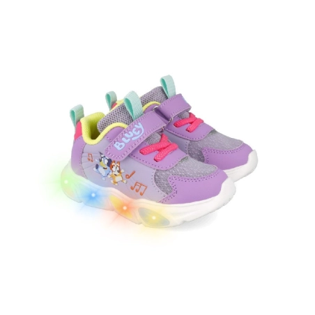 Deportivo con Luces Bluey de Garvalín Lila