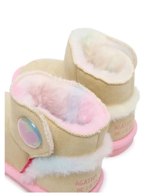 Botas Corazón de Agatha Ruiz de la Prada Beige