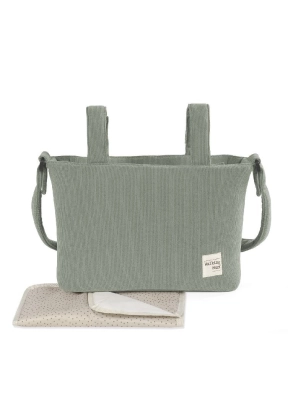 Bolsa Canastilla Pana Gala de Walking Mum Mint