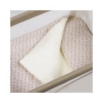 Edredón con Bajera y Funda Almohada Gala de Walking Mum Minicuna Cerise