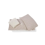 Edredón con Bajera y Funda Almohada Gala de Walking Mum Minicuna Cerise