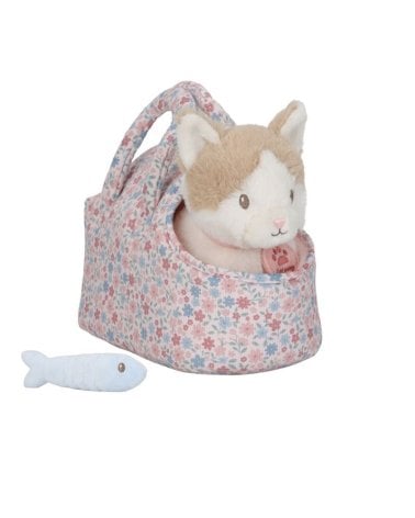 Gatito Peluche Marley Con Bolsa de Little Dutch