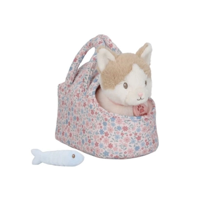 Gatito Peluche Marley Con Bolsa de Little Dutch