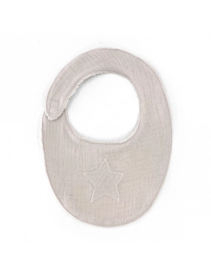 Babero Star de Babyshower Cloud Powder