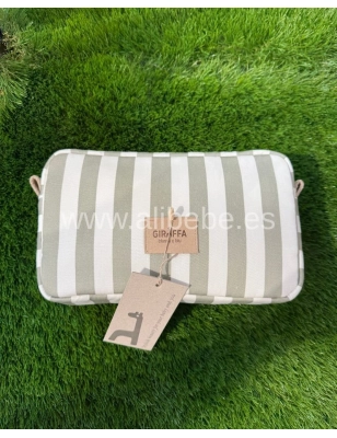 Neceser Giorgia de Giraffa Bianca e Blu Verde