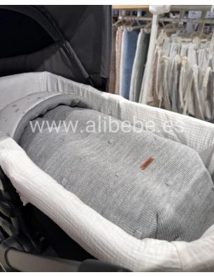 Saco Capazo Clea BB de Uzturre Gris