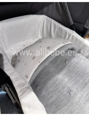 Saco Capazo Clea BB de Uzturre Gris