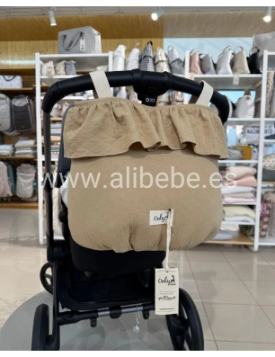 Bolsa Sweet Crepe de Giraffa Bianca e Blu Camel