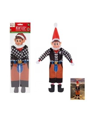 Disfraz Cowboy para Elfo Elves Behavin Badly