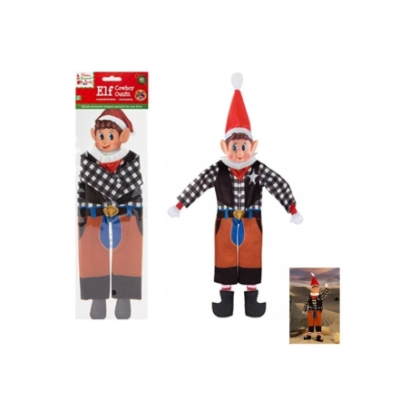 Disfraz Cowboy para Elfo Elves Behavin Badly