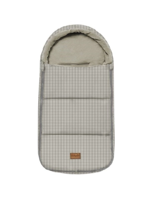 Saco para Grupo 0 y Capazo Oslo de Baby Clic Checks Piedra Punto